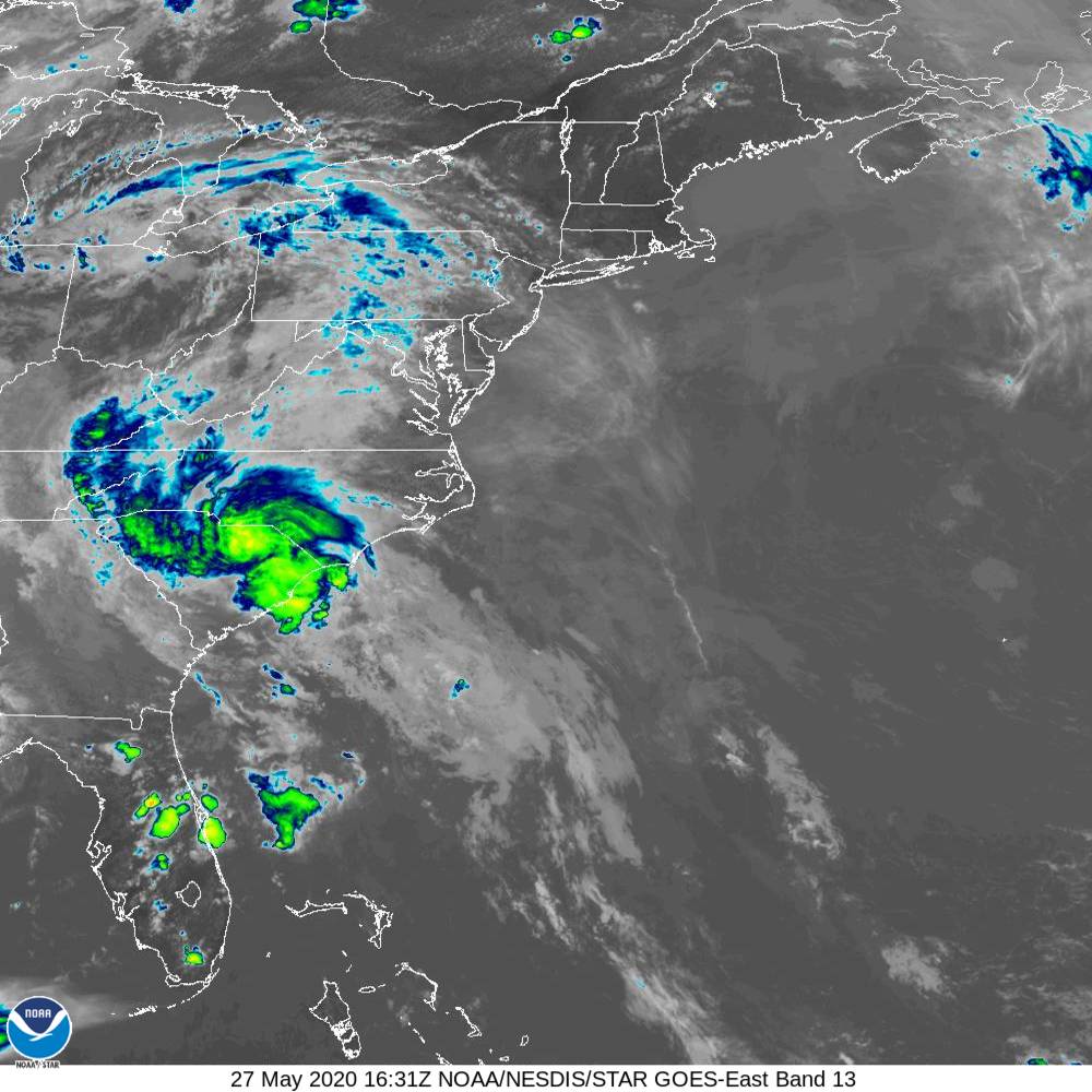 Tropical Storm Bertha to Bring Heavy Rain to South Carolina