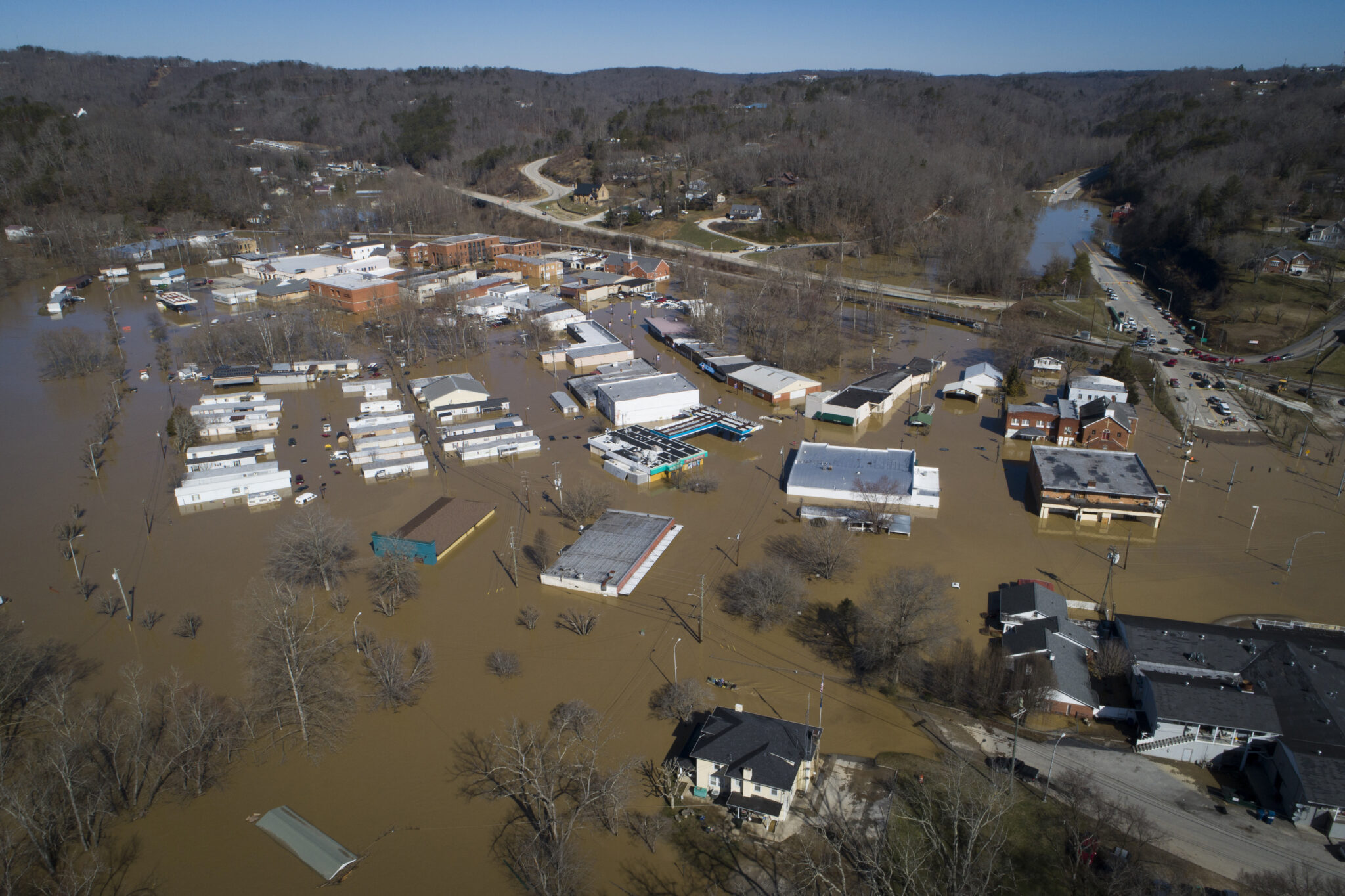 Kentucky Flooding Worst in Decades; Governor Tours Damage