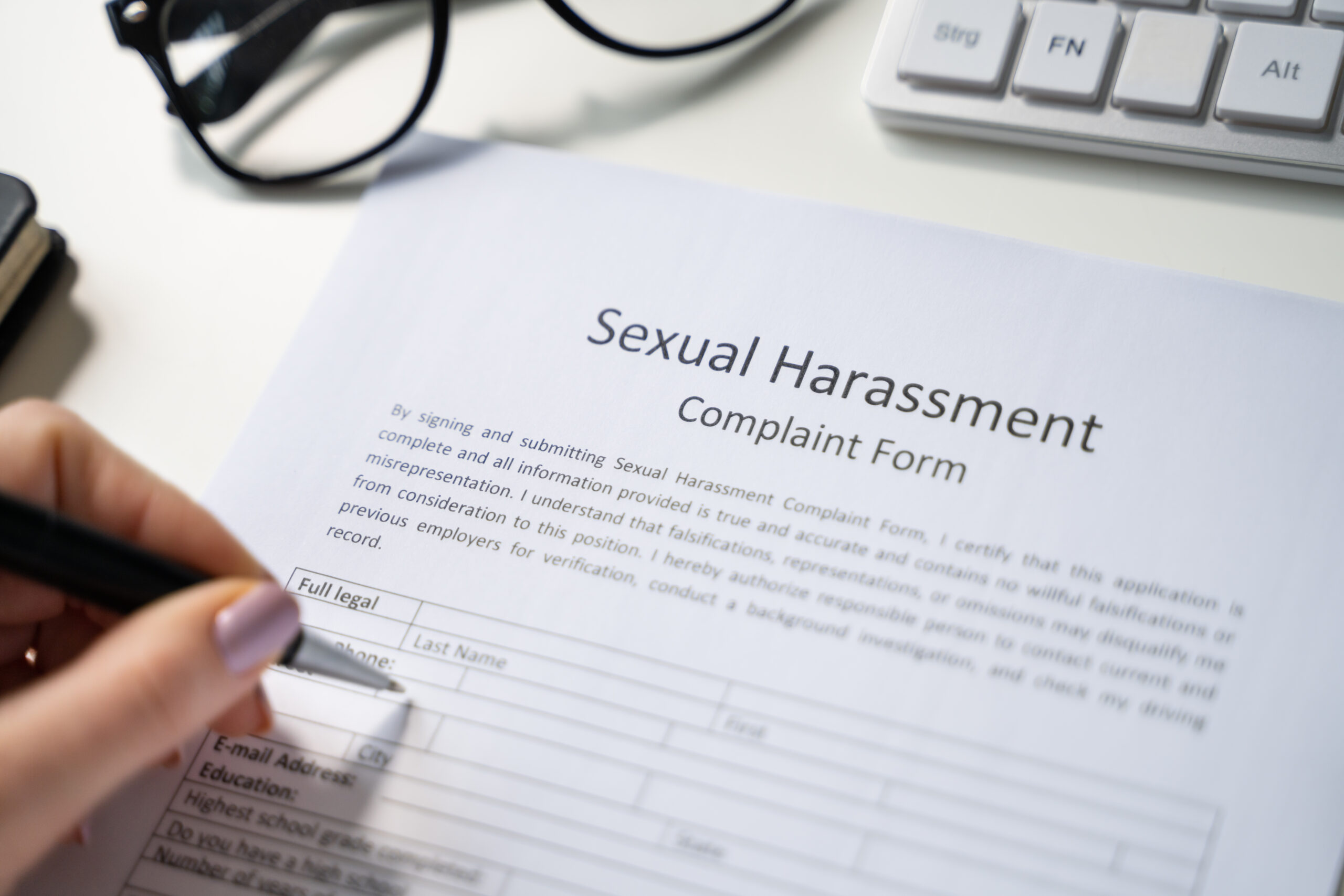 Anti Sexual Harassment Organization Times Up Shifts Resources To   Sexual Harassment Complaint Form 463039665 Bigstock Scaled 