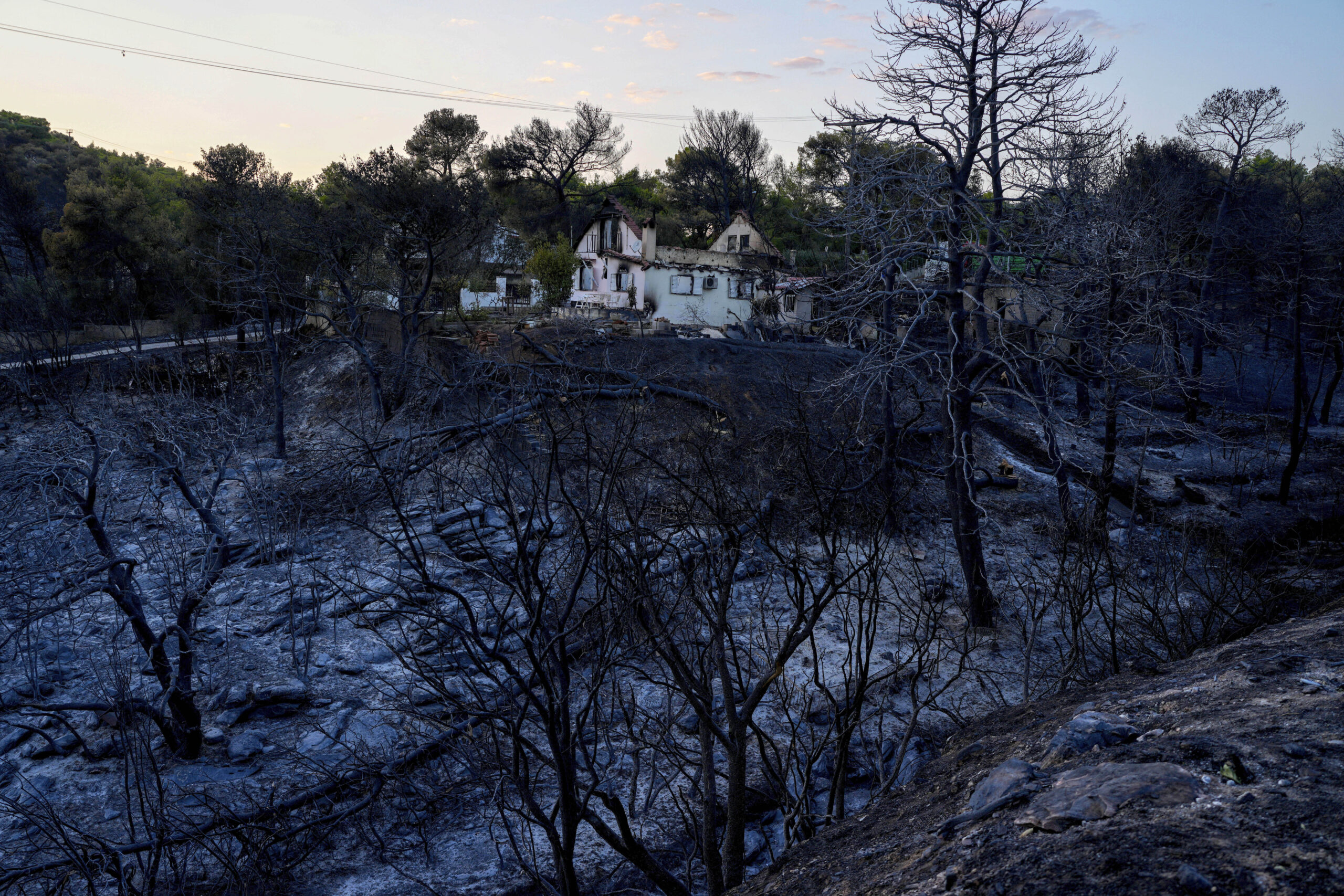 Forest fire near Athens devastates area almost twice the size of Manhattan