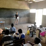 USI Consulting's Sebetka teaches at a rural school in Ghana.