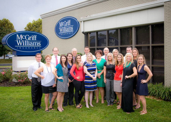 Employees at McGriff-Williams Insurance say they enjoy the teamwork and positive culture the agency's leadership instills.