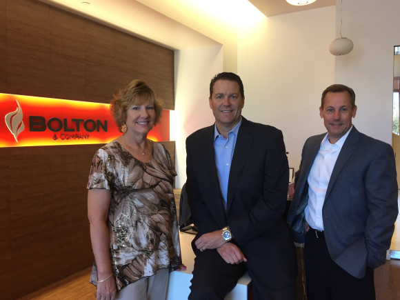 Bolton & Co.'s Julie Bowman, chief financial officer, Steve Brockmeyer, president and Mike Morey, chief operating officer.